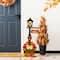 Glitzhome® 36"H Lighted Thanksgiving Wooden Turkey Lamp Post Porch Decor